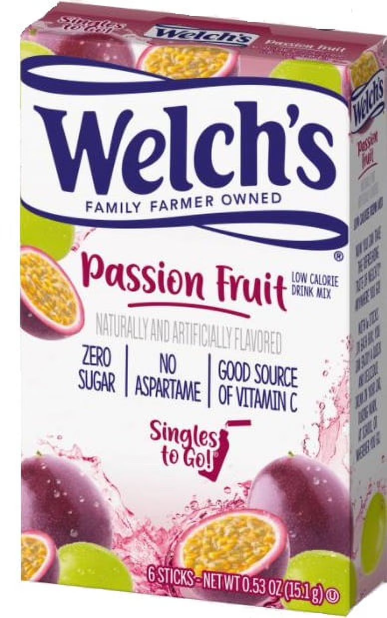 Passion Fruit Water Drink Mix Powder Sticks, 72 Total Servings S8915