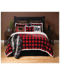 Twin Plush Plaid Bedding Set X189666