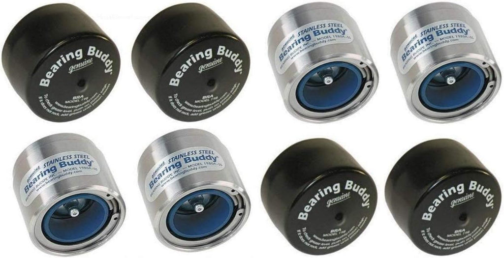 Bearing Buddy 1.980 Stainless Steel Wheel Center Caps (2 Pairs) L3272