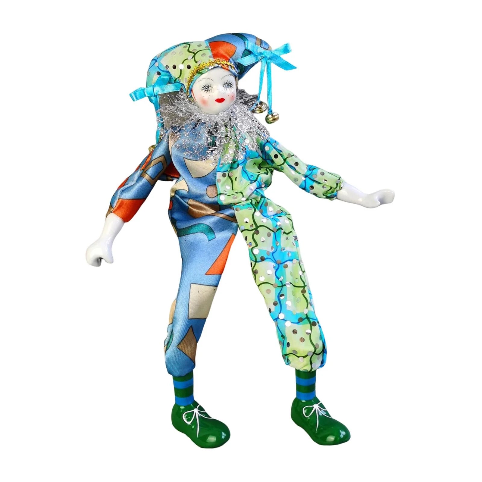 Porcelain Clown Doll Ornaments Y911364