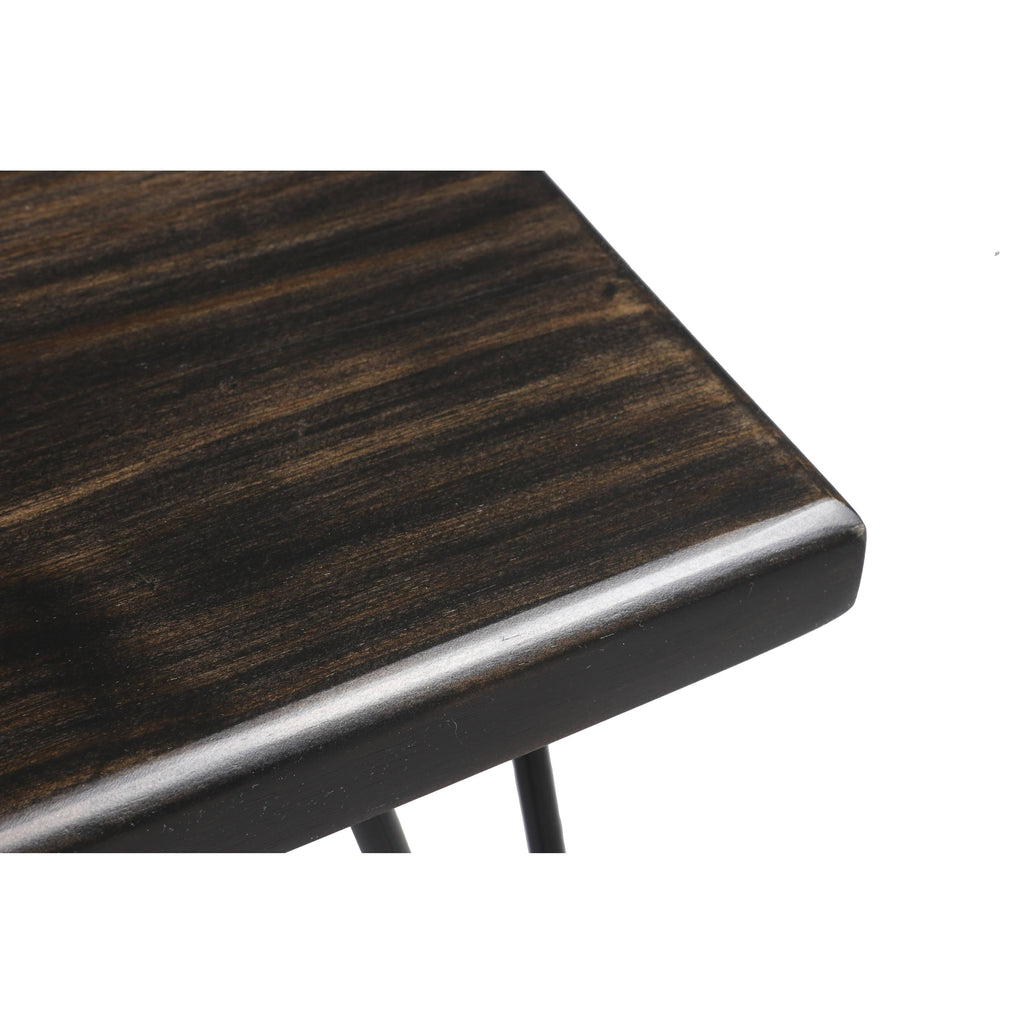 Weathered Gray Wood Bench V335140