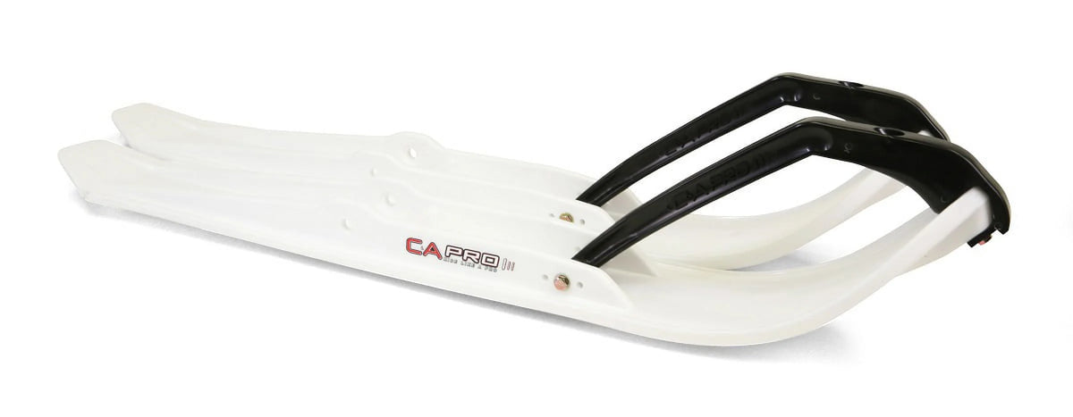 White XPT Snowmobile Skis Complete Kit U1941