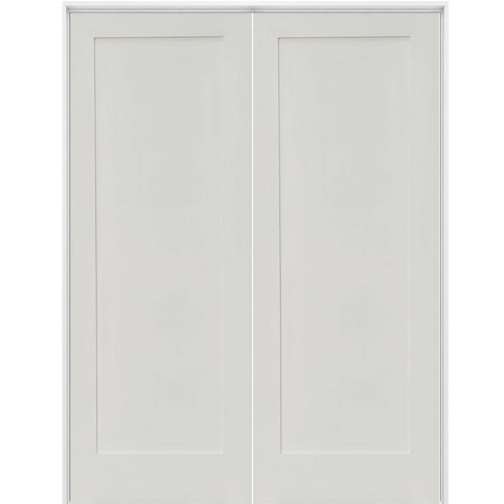 72 in. x 80 in. MDF Solid Hybrid Core Double Prehung Interior French Door S22962