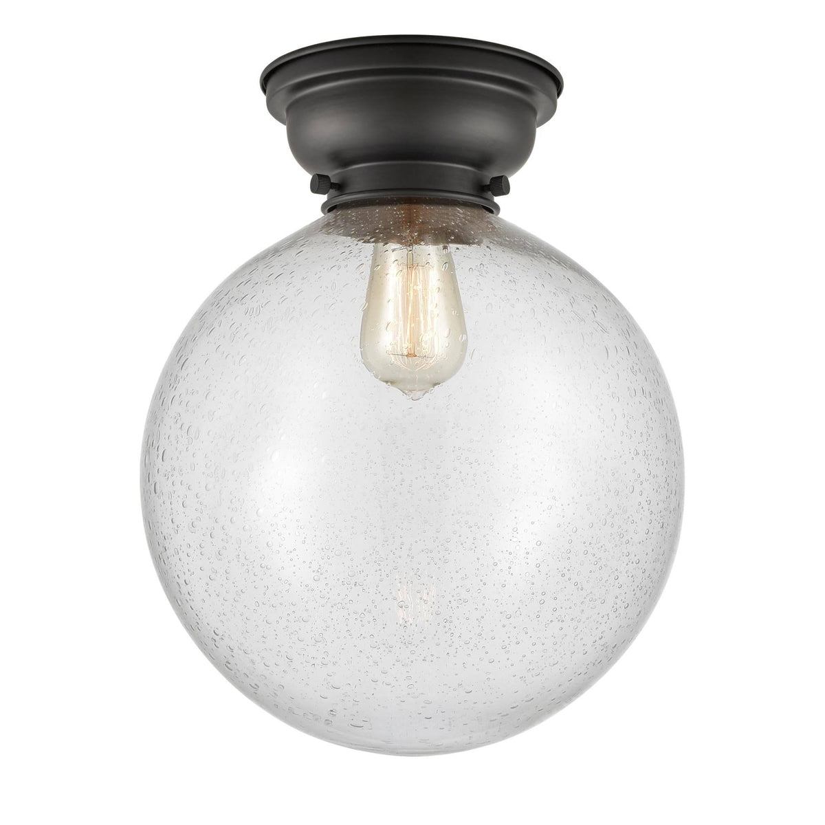 Antique Copper LED Flush Mount Light F27568
