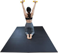 Black High Density Exercise Mat 6 x 4 ft F8446