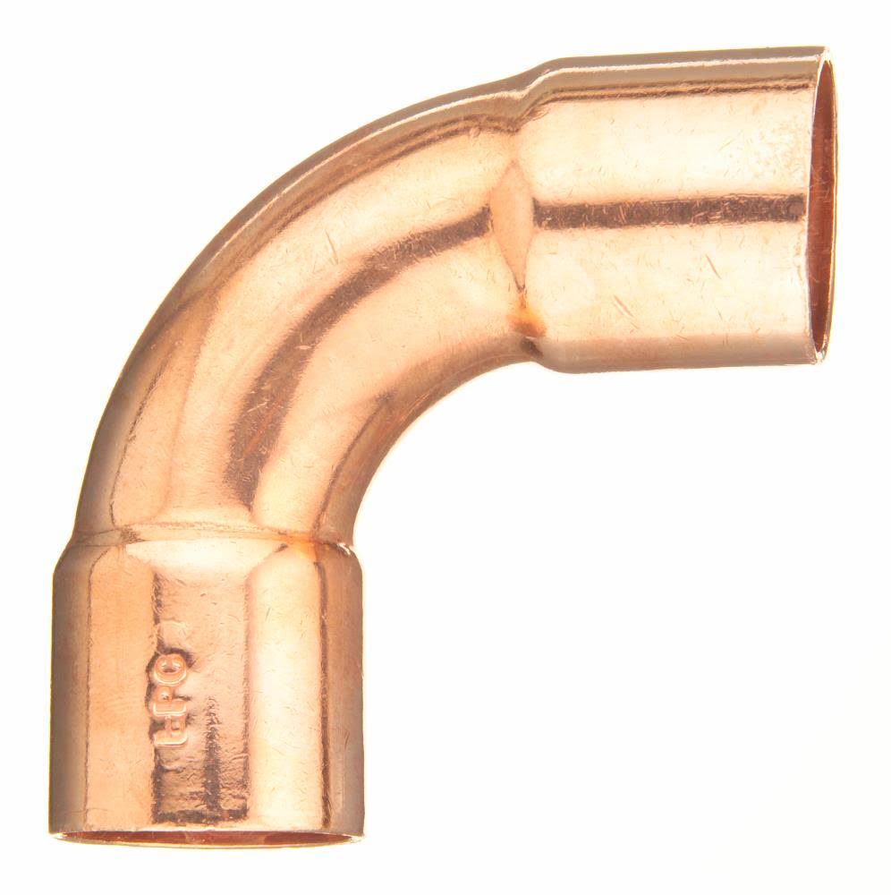 3-Inch Copper 90° Long Turn Elbow S197