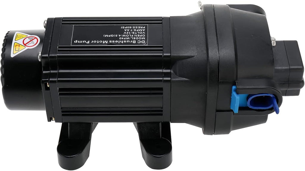 Water Diaphragm Self Priming Pump 40PSI 4.5GPM 12V Automatic P179535