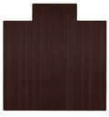 Bamboo Roll-Up Chairmat, 55x22 x 57x22 / Dark Cherry Q27262