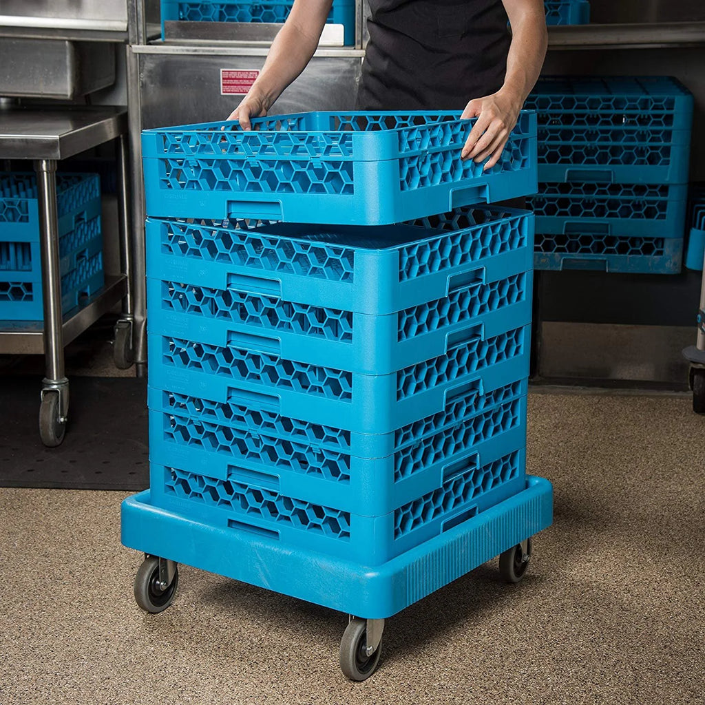 Blue Warewashing Rack Dolly K66501