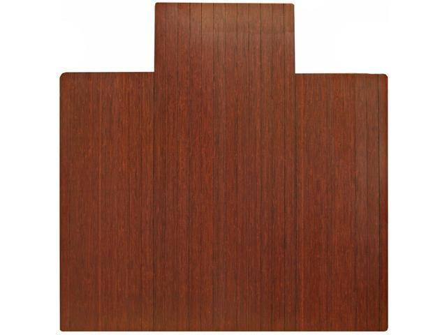 Bamboo Roll-Up Chairmat, 55x22 x 57x22 / Dark Cherry Q27262