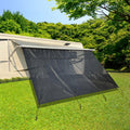 RV Awning Shade Screen with Zipper 8'X10'3'' Universal with Complete Kits E156