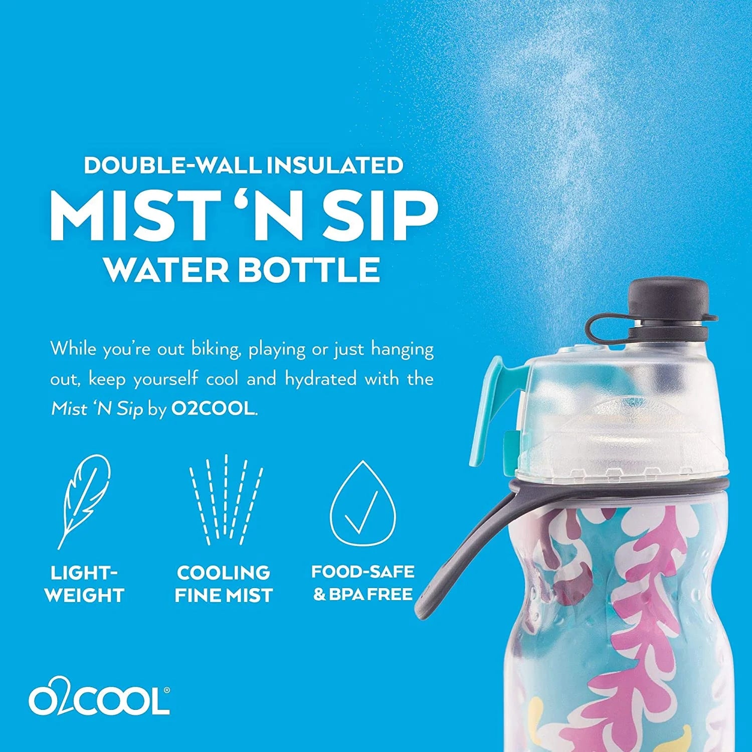 Tie Dye & Celestial 20 fl oz Water Bottle 2 Pack E941110