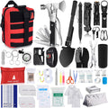 232 pcs Professional Survival Gear Emergency Tactical First Aid Kit Outdoor Trauma Bag Q394