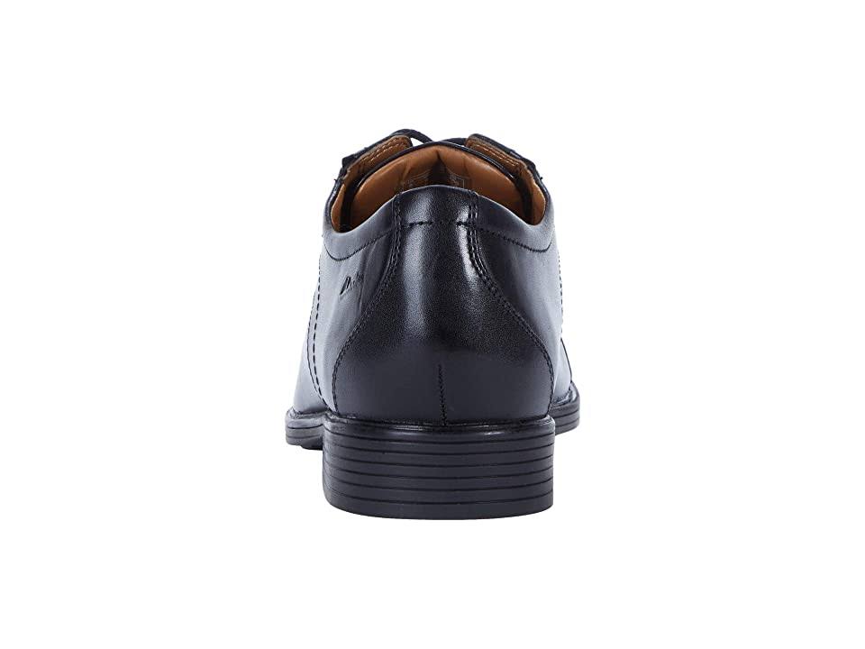 Clarks Mens Whiddon Cap Black Leather Size 14 O4192