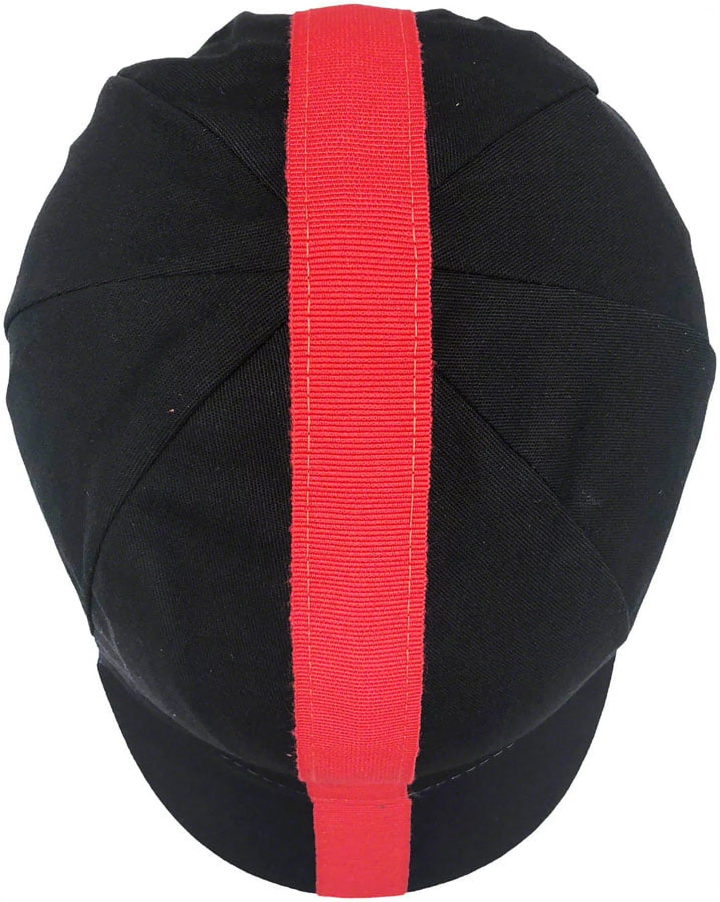 Black/Red Cycling Cap T5947