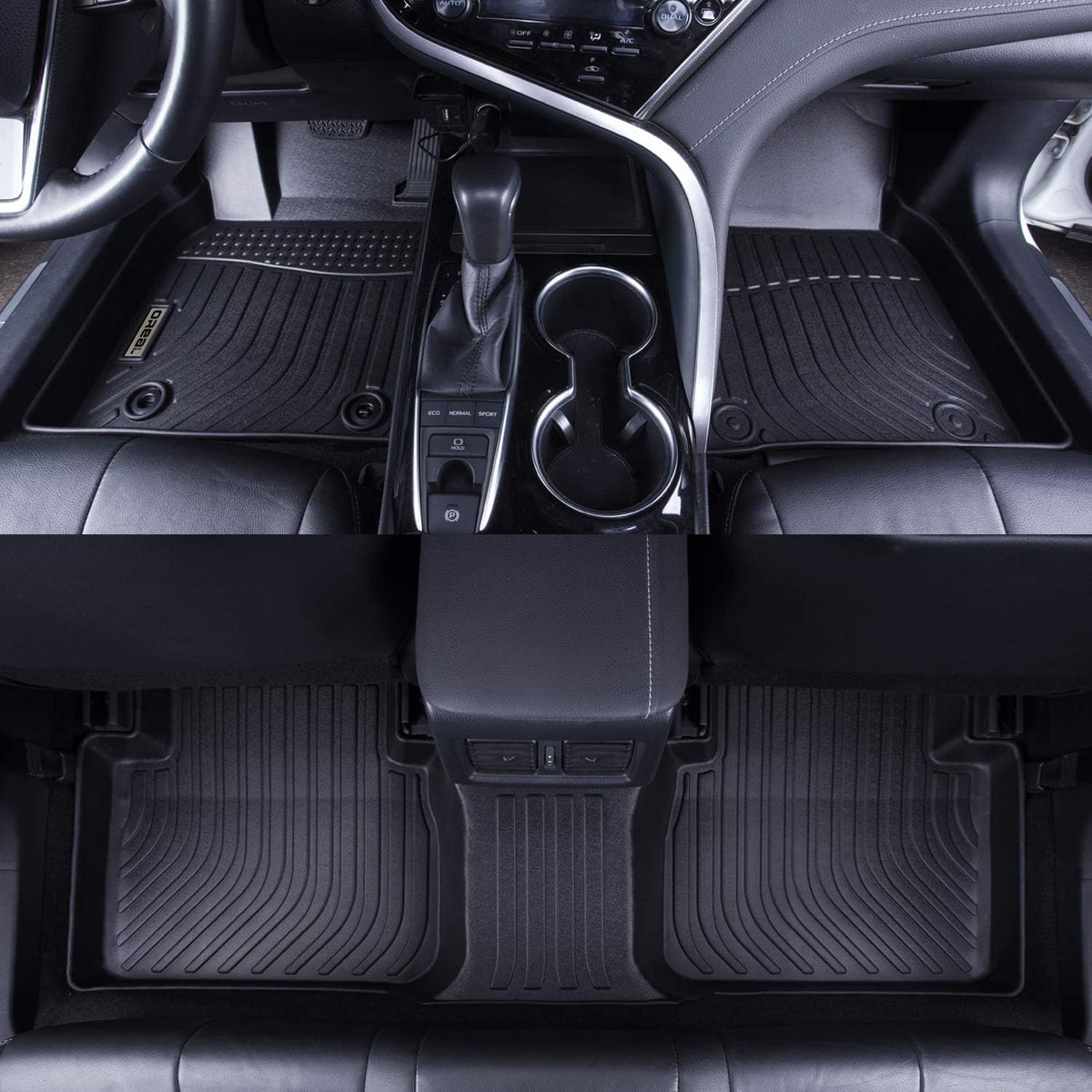 Black Floor Mats Replacement for Subaru Forester Front and Rear Car Carpet M783