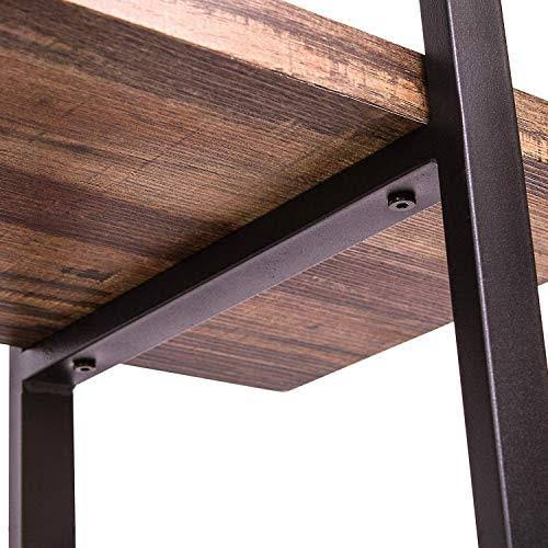 Industrial Bookshelf Double Wide 6-Tier Open Bookcase V53760