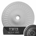 Hand-Painted Pewter Ceiling Medallion K878147