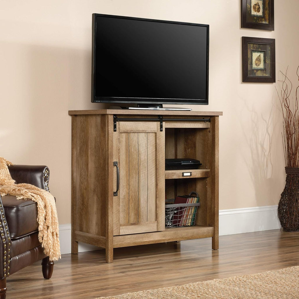 Craftsman Oak Storage Cabinet D73050