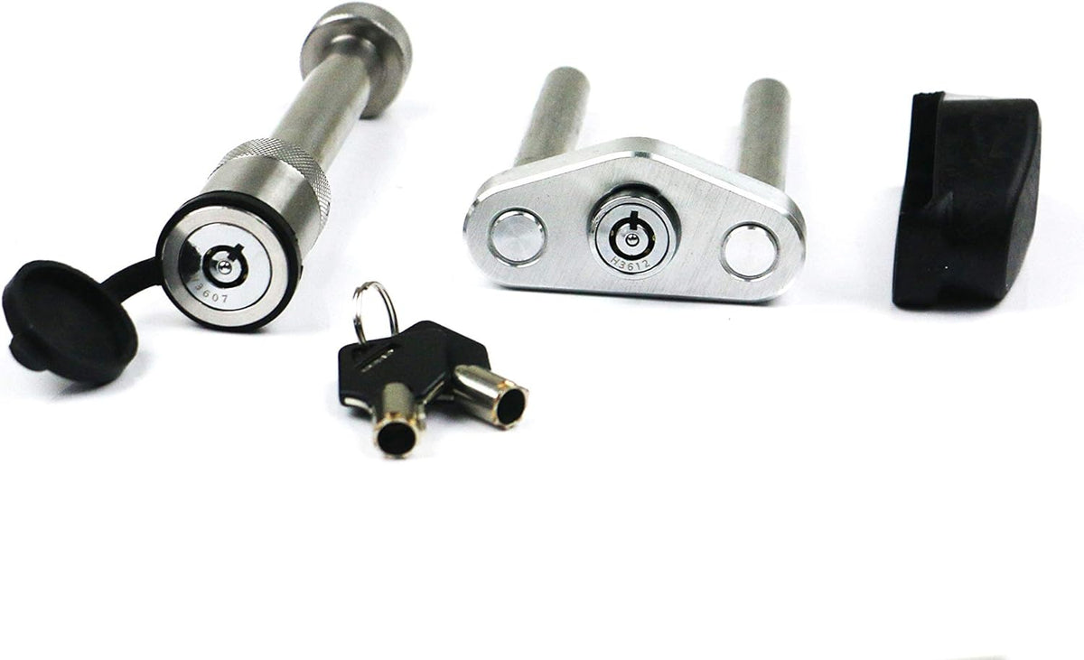 Black Pack of 2 Dual Pin Lock and Receiver Pin Y749