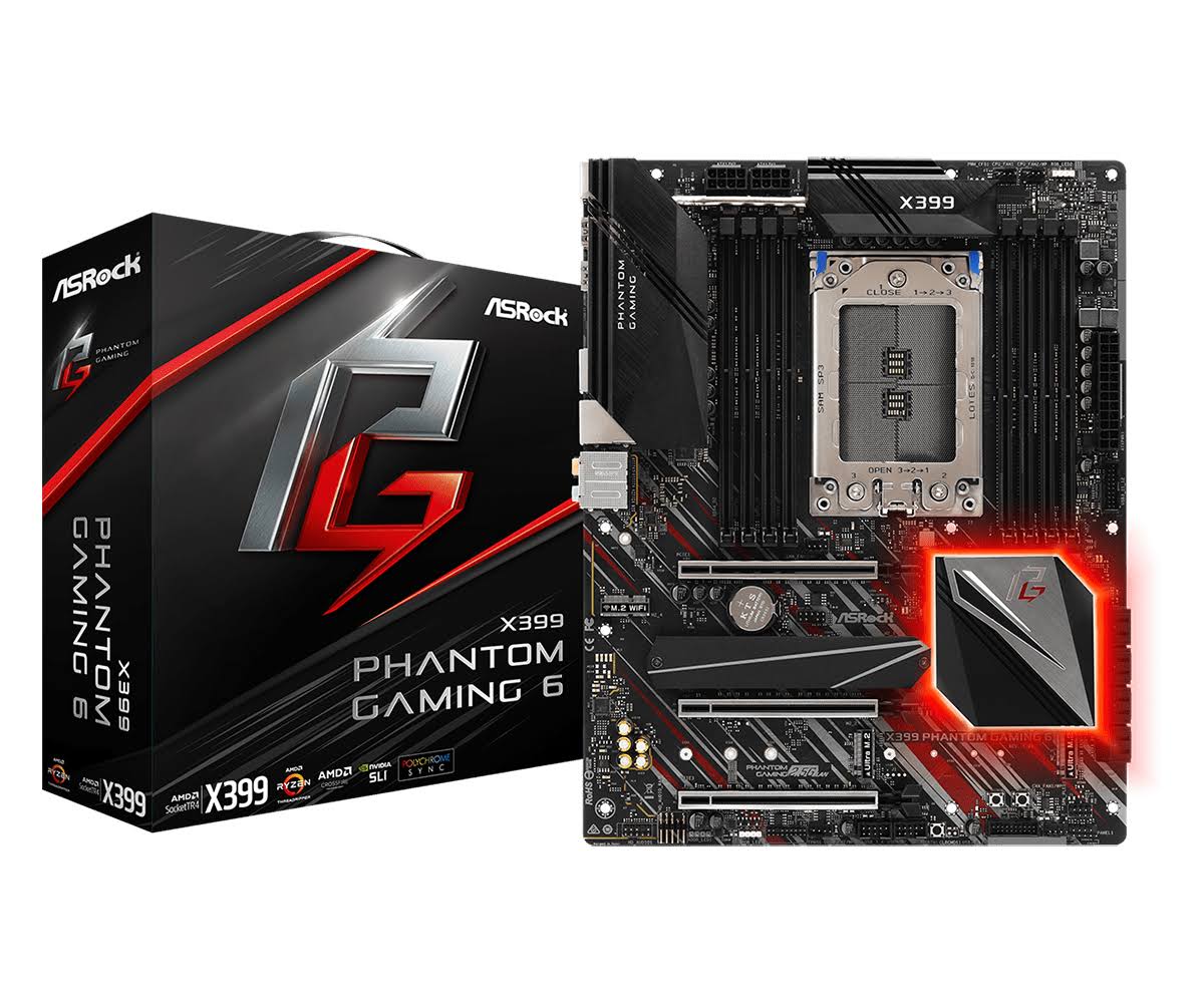 AMD X399 Socket TR4 Motherboard B808131