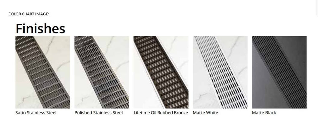 Tile Satin Stainless Drain Kit X27480