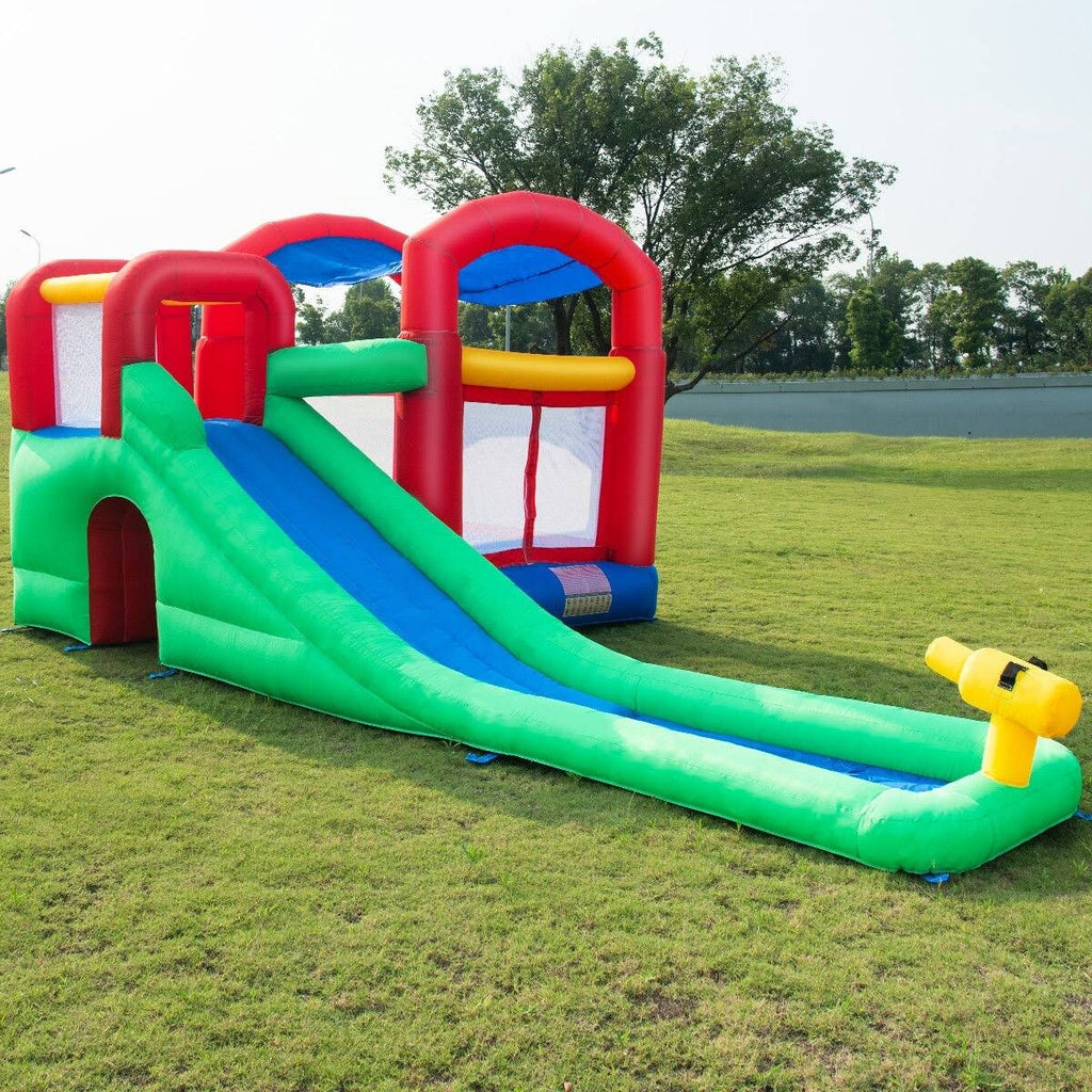 Inflatable Moonwalk Slide Bounce House with Storage Bag E35233