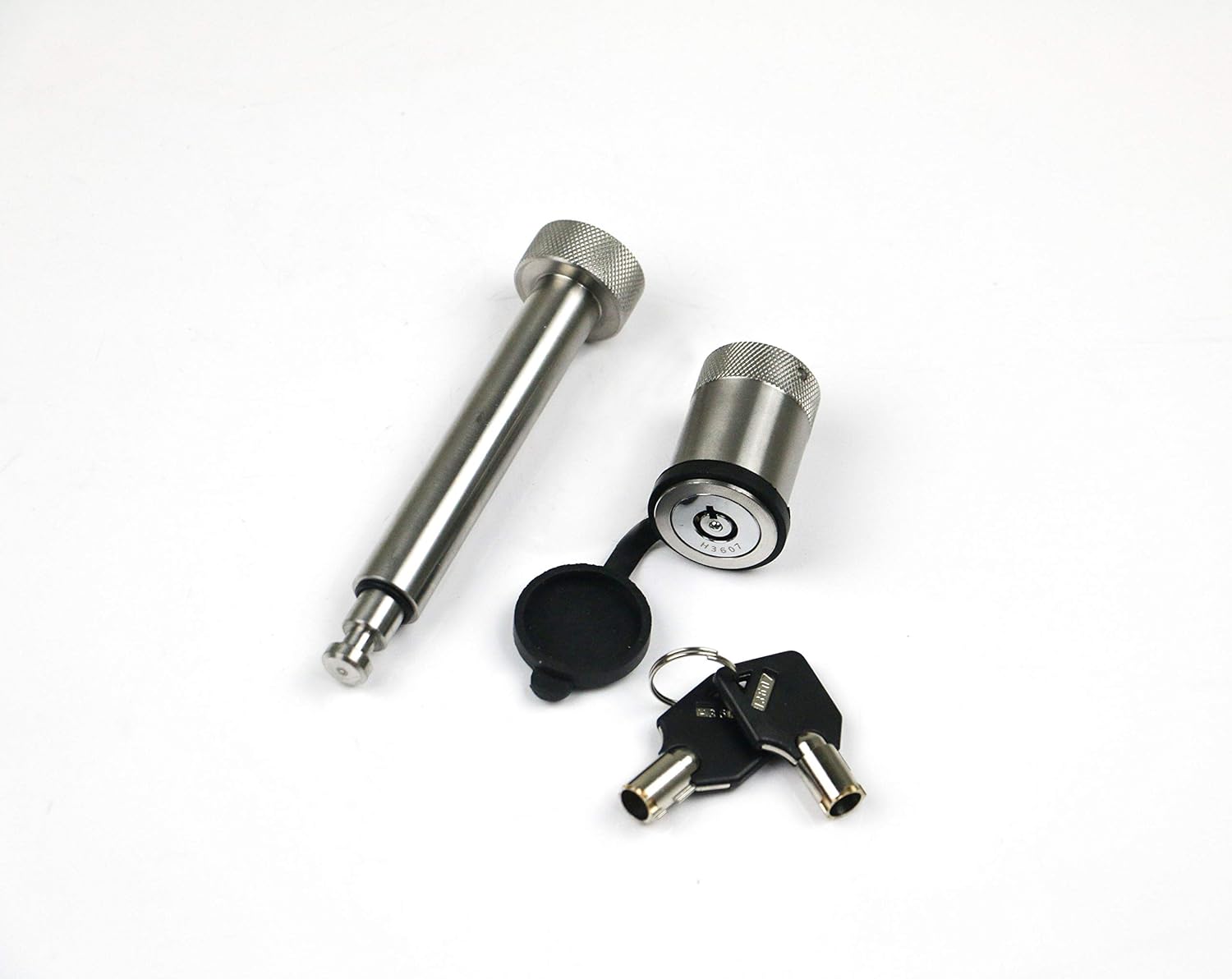 Black Pack of 2 Dual Pin Lock and Receiver Pin Y749