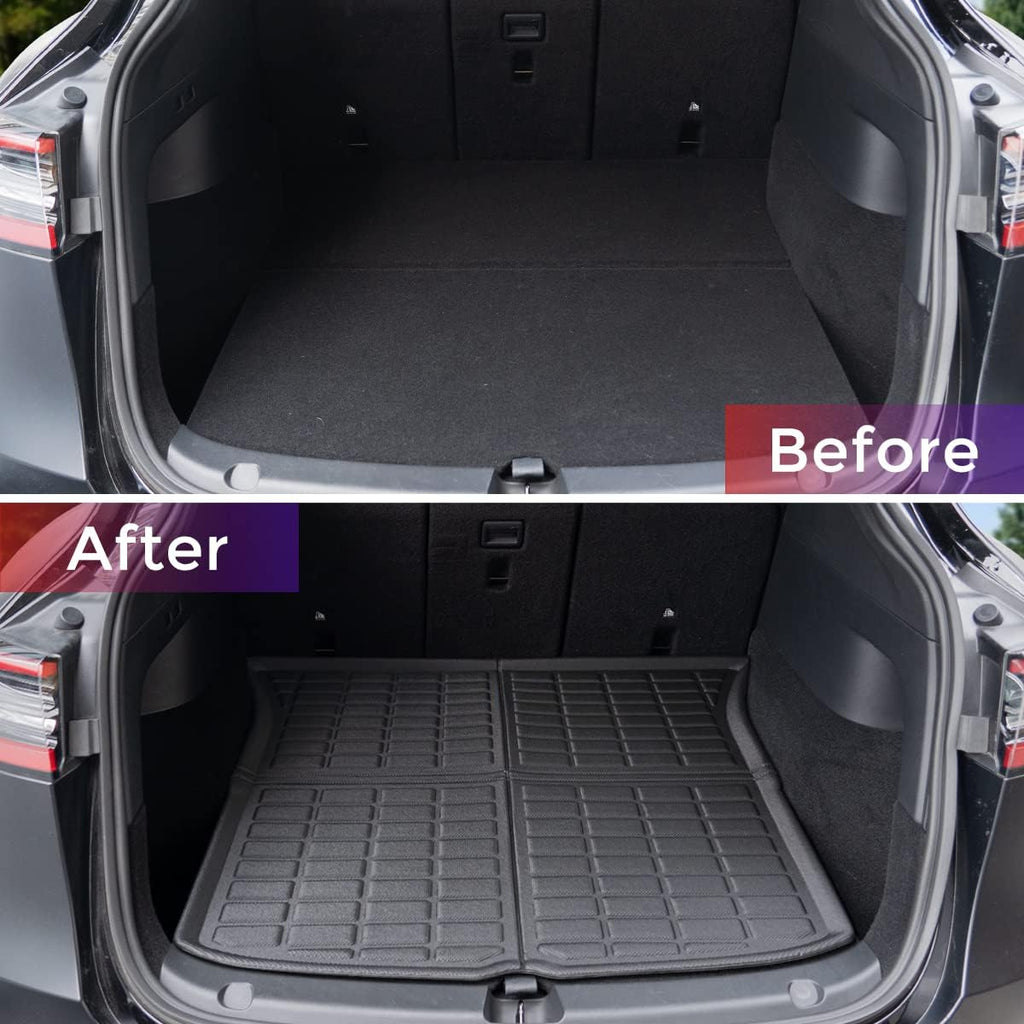 Rear Trunk Mats Cargo Mat Waterproof Trunk Cargo Liner Floor Mats I184862