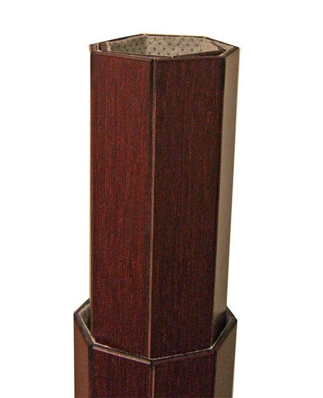 Bamboo Roll-Up Chairmat, 55x22 x 57x22 / Dark Cherry Q27262