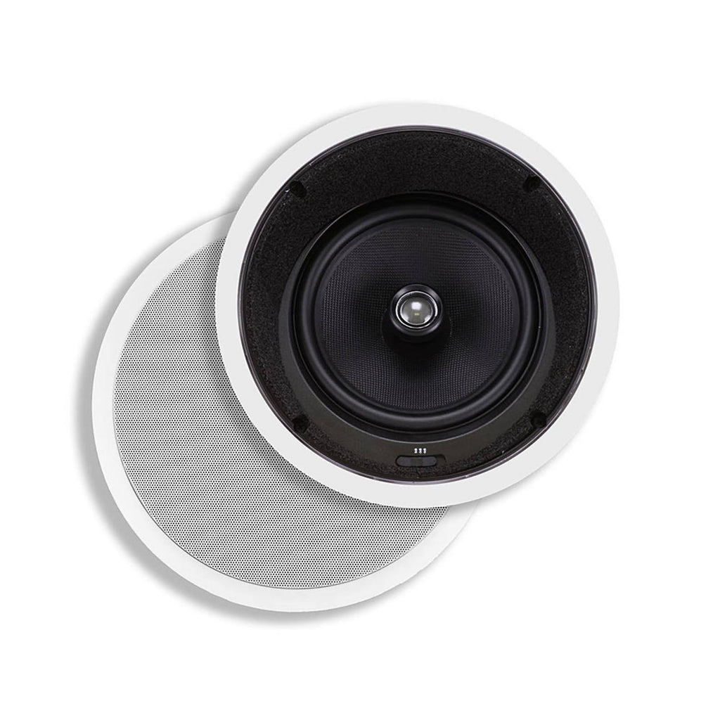 White 8x22 In Ceiling Speakers Pair Z5137