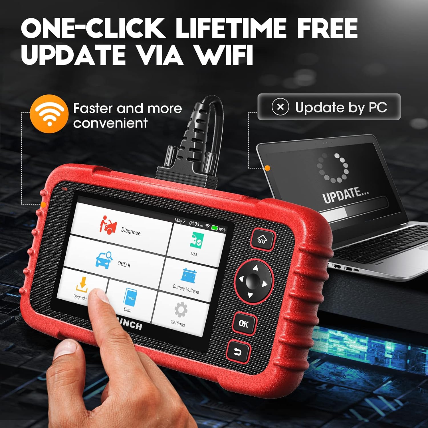 OBD2 Scanner CRP123X Elite Scan Tool D38101