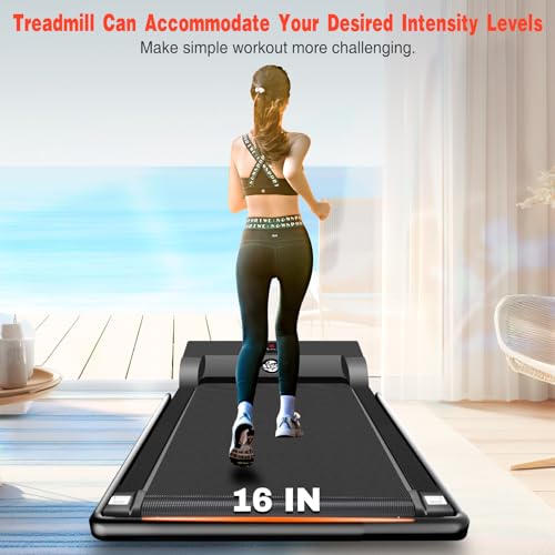 2 in 1 Foldable Treadmill with Handle Bar and Remote Control X5893