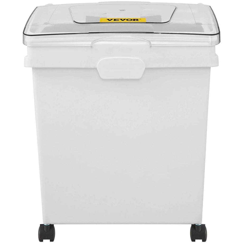 10.5 Gallons PP Ingredient Storage Bin with Scoop and Sliding Lid, 3 Pcs/Set W2870