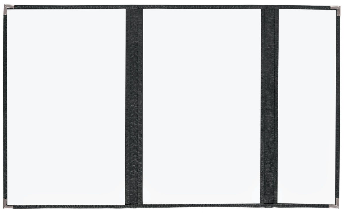 8½x11 Black Cafe Menu Cover (Pkg of 10) Q938024