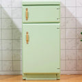 Light Green 1:12 Scale Birch Wood Dollhouse Fridge Furniture Set A8251