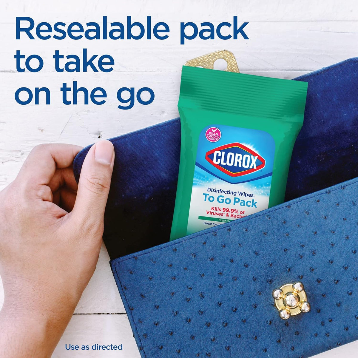 Disinfecting Wipes Crisp Lemon Travel Pack and Fresh Scent Easy Pull Pack G1381