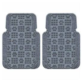 Waterhog Car Mats with Pawprint Pattern, Large, Bluestone, Front Set of 2 Y234