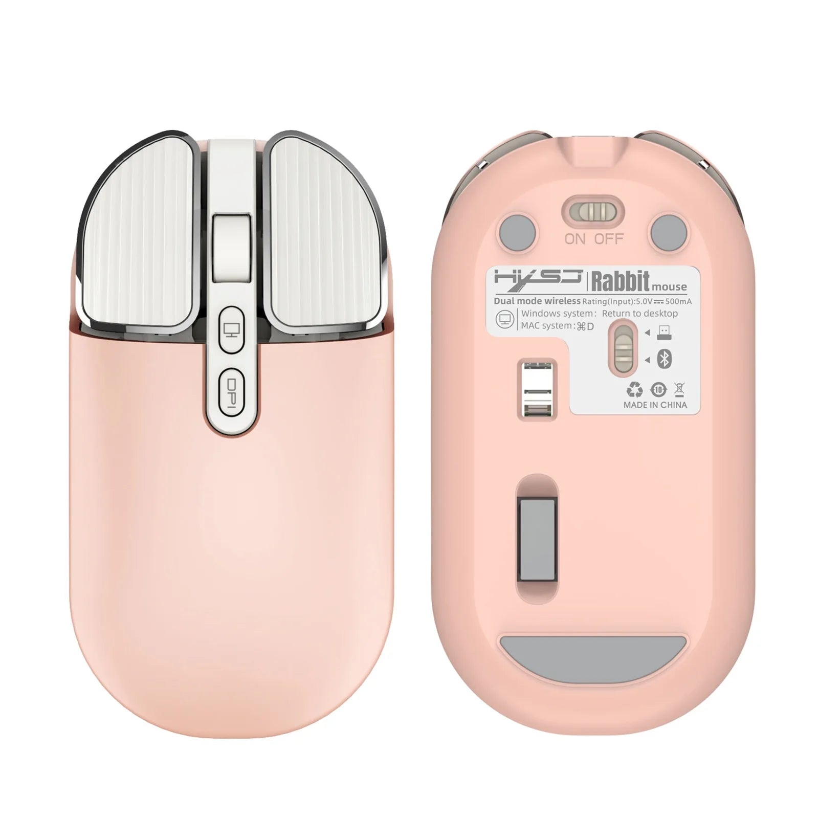 Wireless Silent Computer Mouse with UV V9118