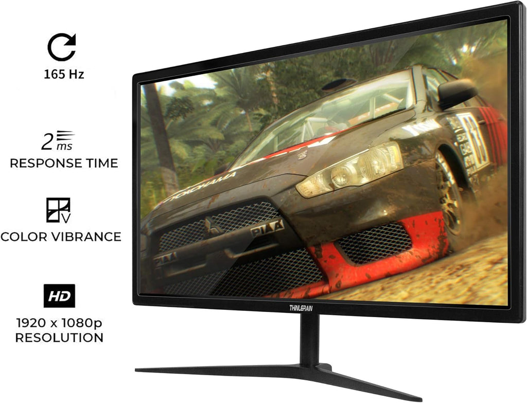 24 Inch FHD 165 Hz Gaming Monitor with FreeSync, VESA, DP & HDMI & USB T601