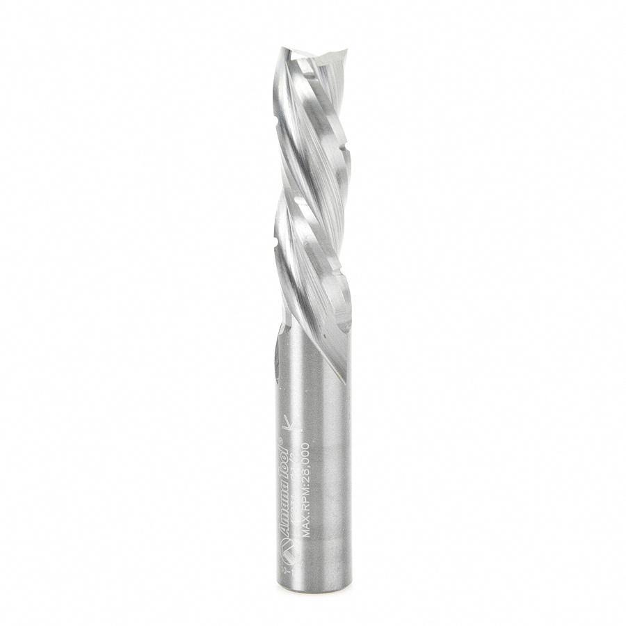 CNC Spiral Roughing 3-Flute Down-Cut Solid Carbide Router Bit, 1/2-Inch Shank K3144