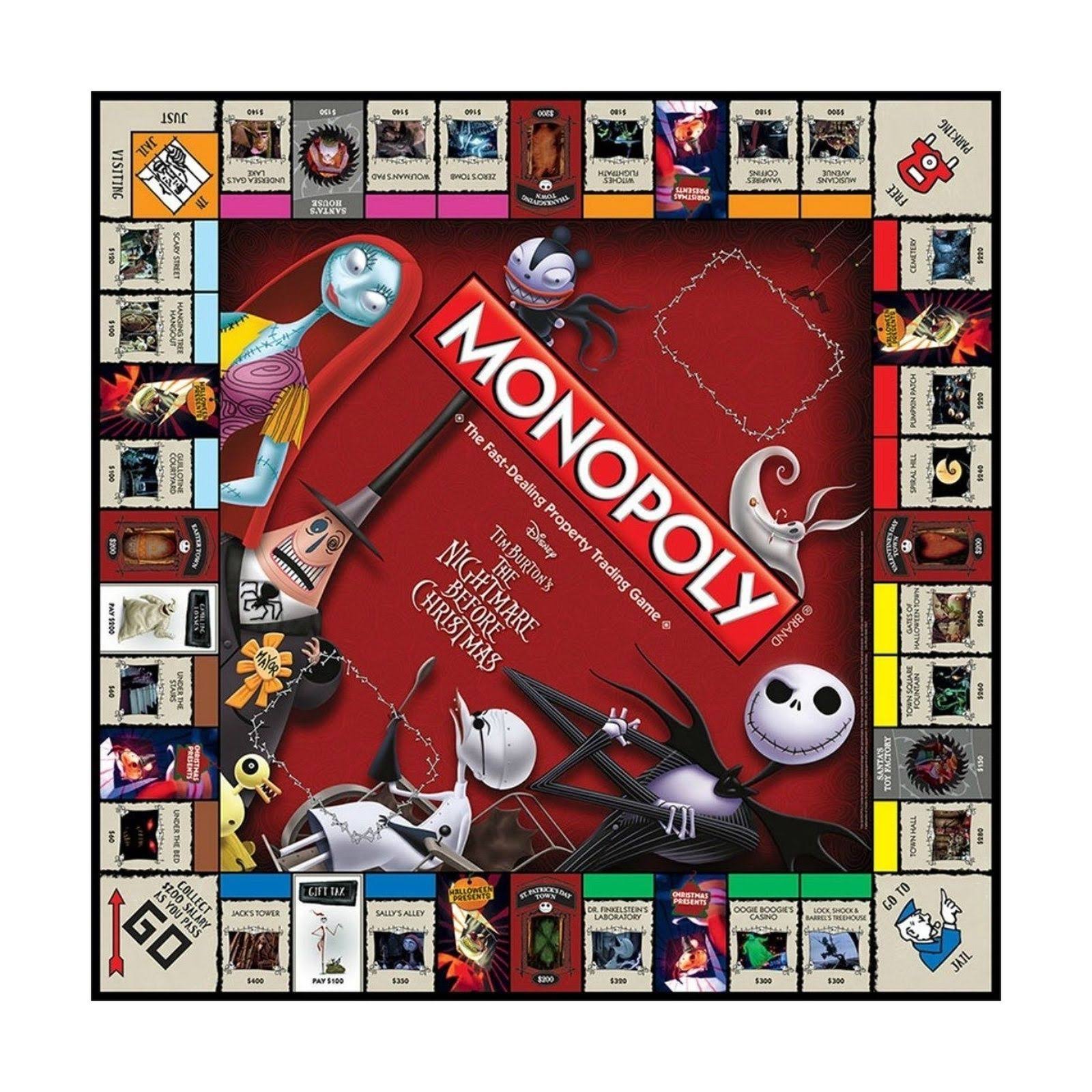 Monopoly The Nightmare Before Christmas Collector&s Edition J41390