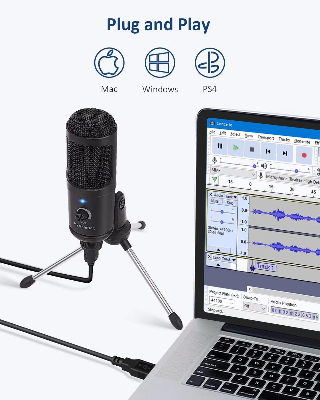 USB Condenser Studio Microphone C2942