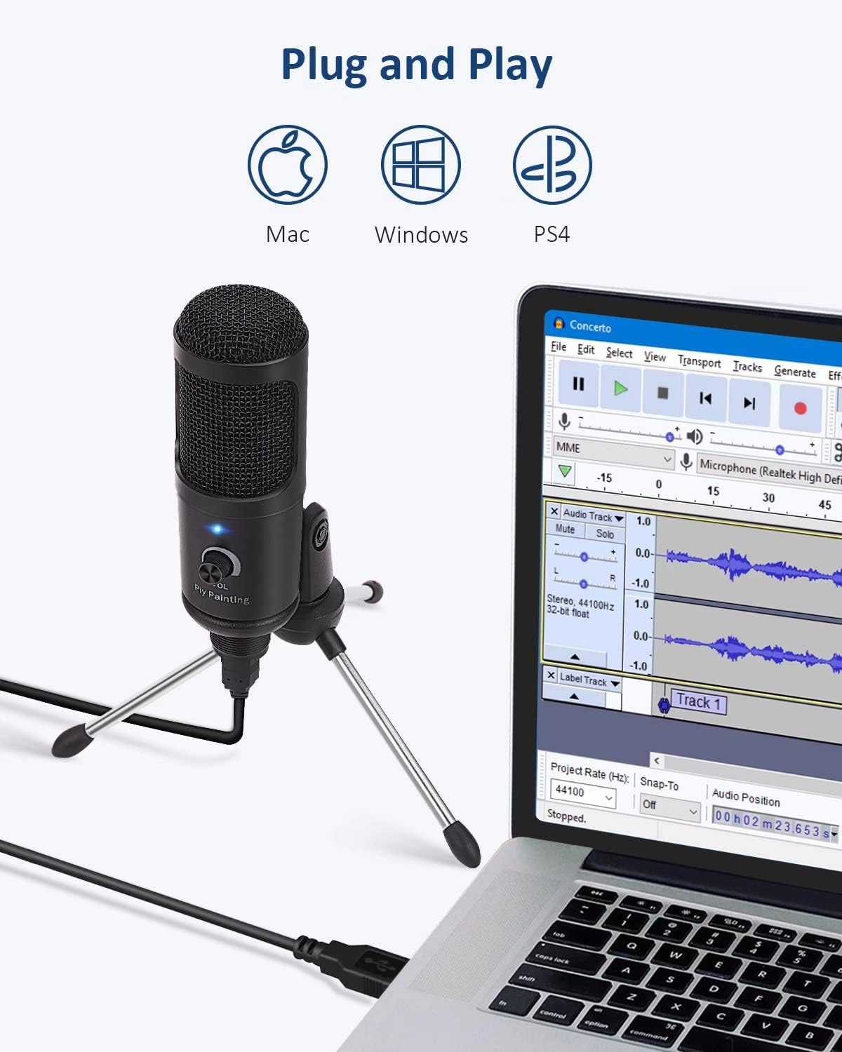 USB Condenser Studio Microphone C2942