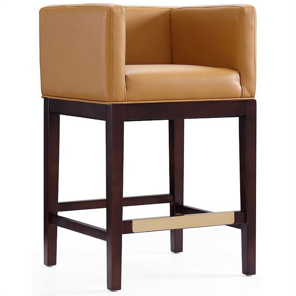 Faux Leather Barstool Set of 3 B950