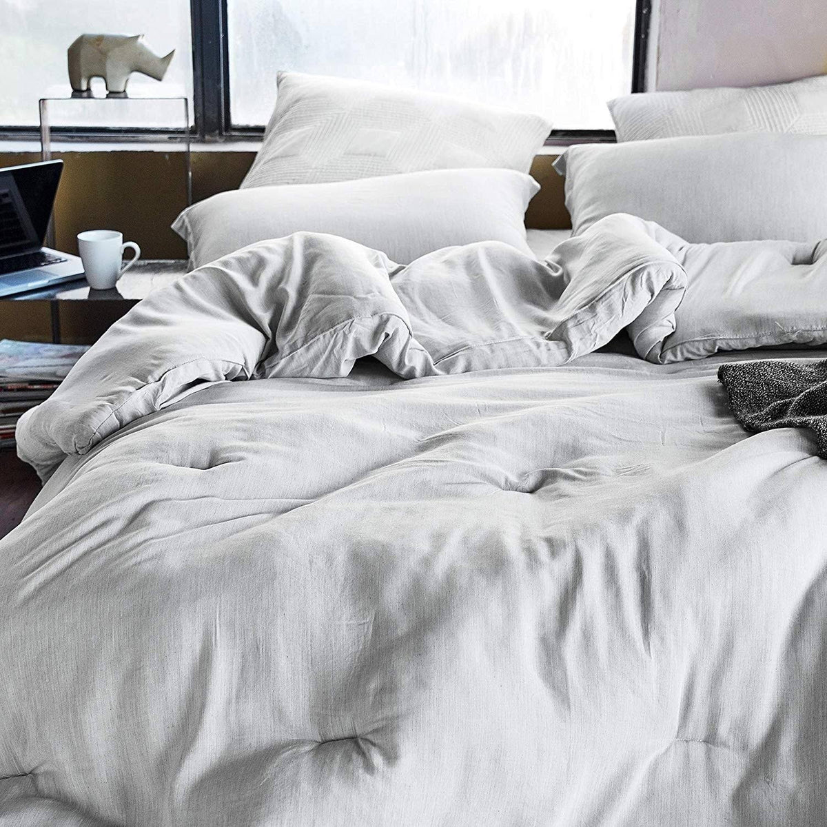 Grey Twin XL Comforter X49188