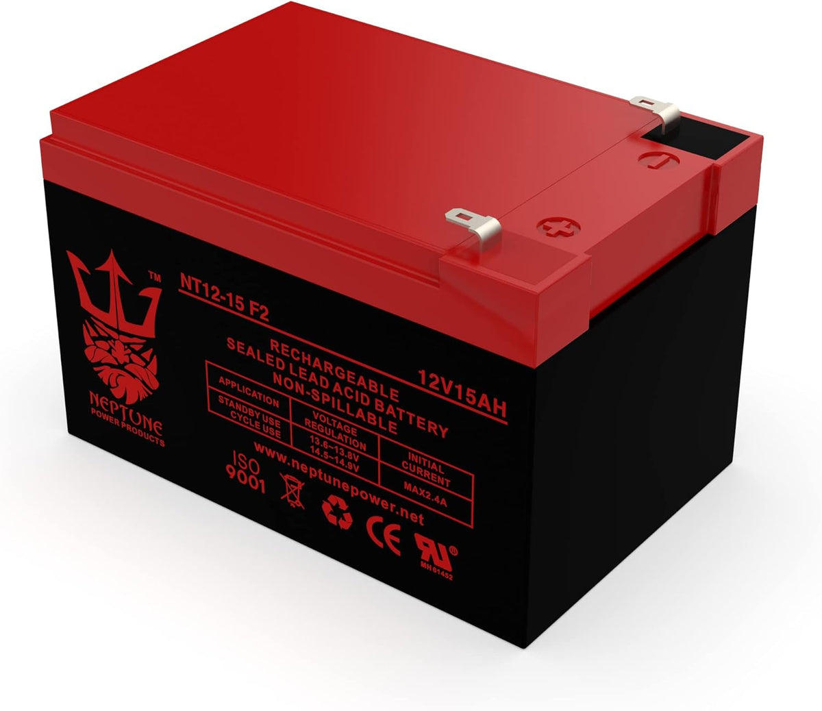 12V 15AH F2 Replaces Razor MX650 Dirt Rocket - 2 Pack R3175