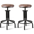 Industrial Style Adjustable Height Metal Bar Chair K4483