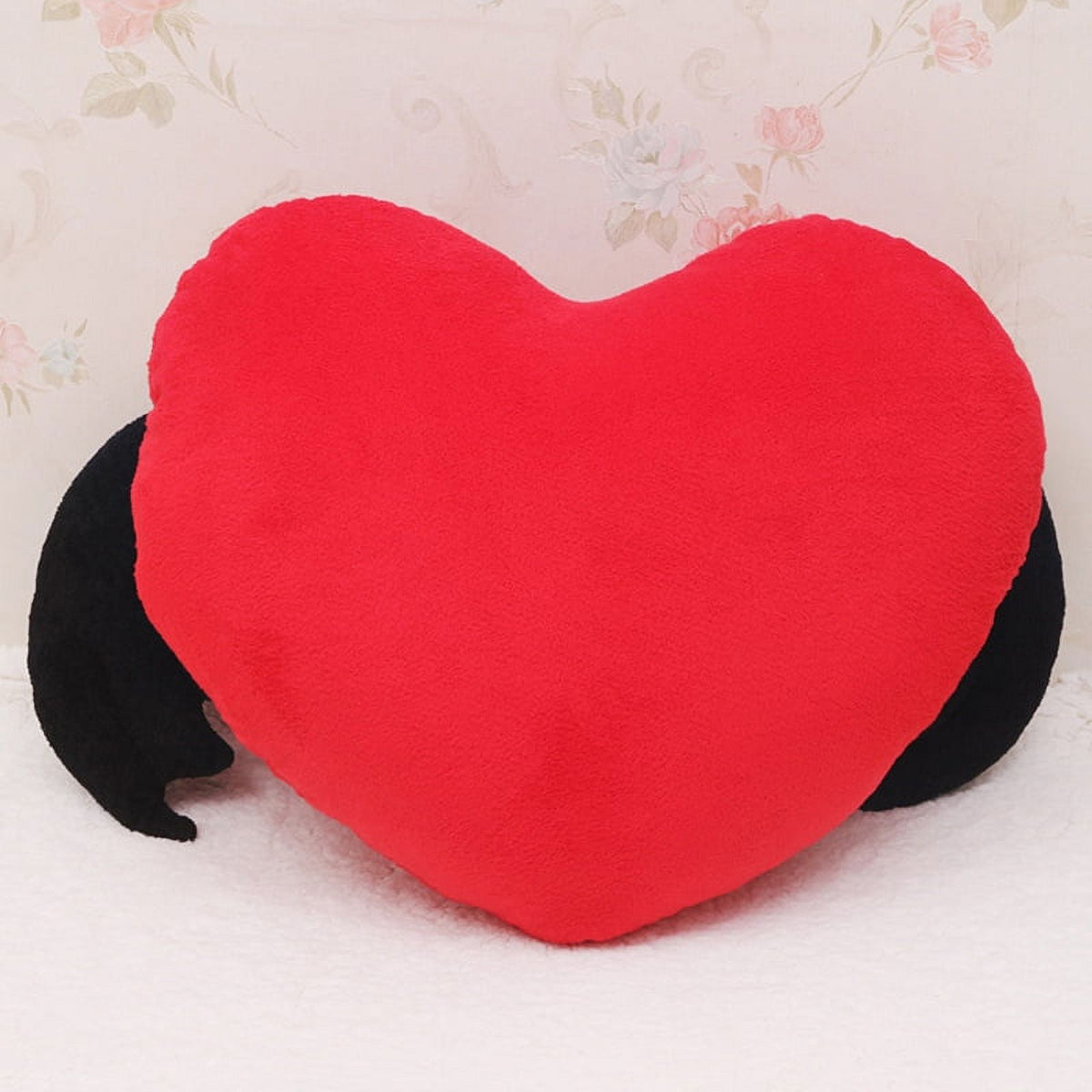 Demon Heart Shape Handmade Plush Pillow Making Craft Kit K106296