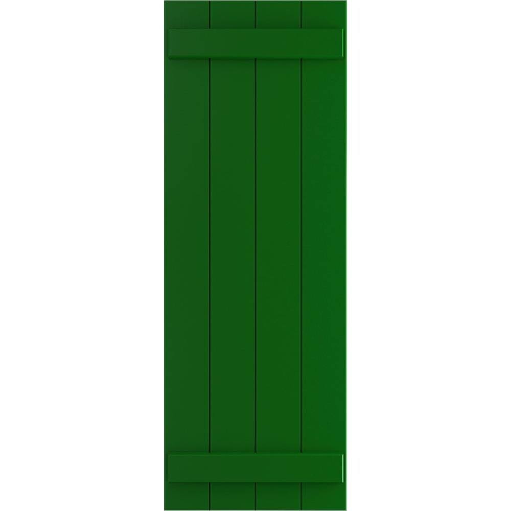 Chrome Composite Board-n-Batten Shutters (Per Pair) D605716